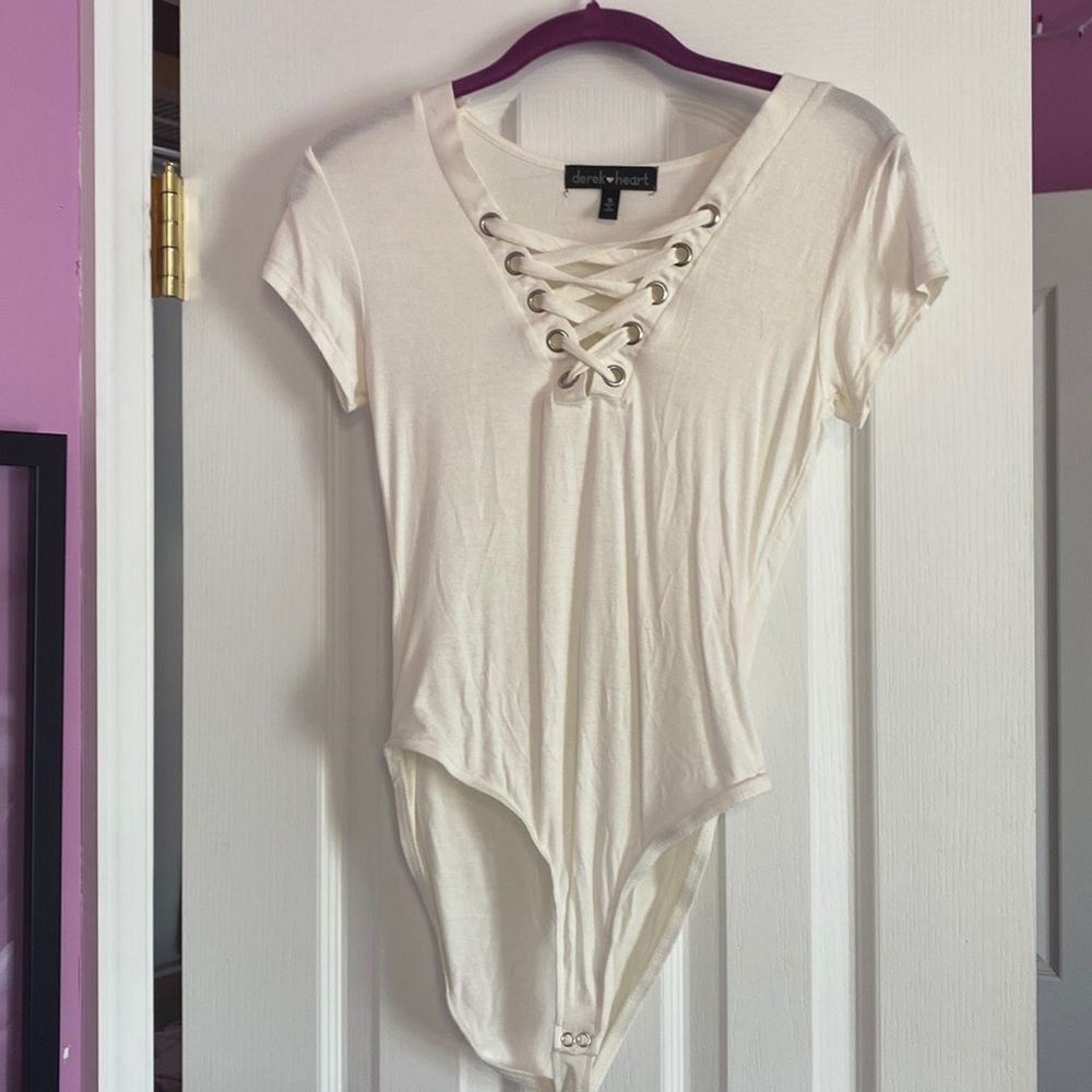 White/cream bodysuit